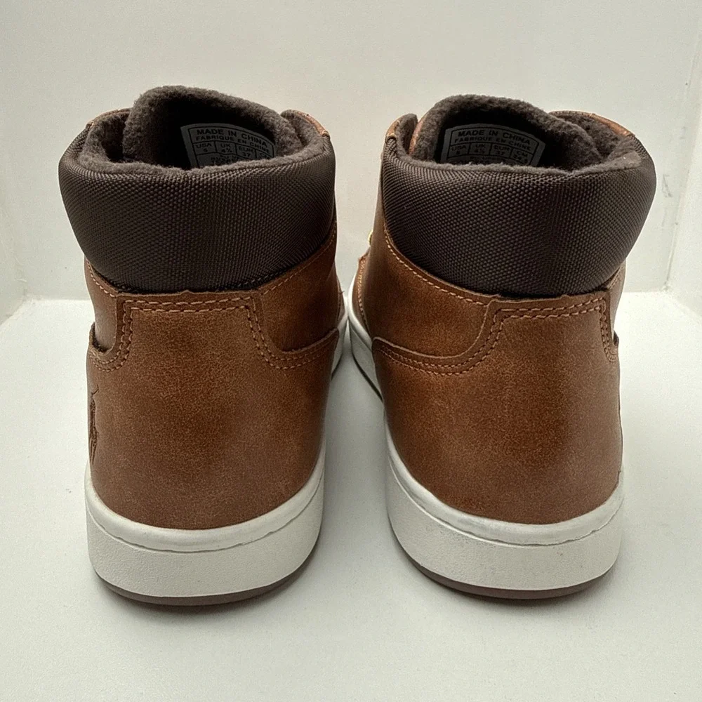 Polo‎ Ralph Lauren Polo Court Sneaker Boot (Big Kid) Size 5 Boys